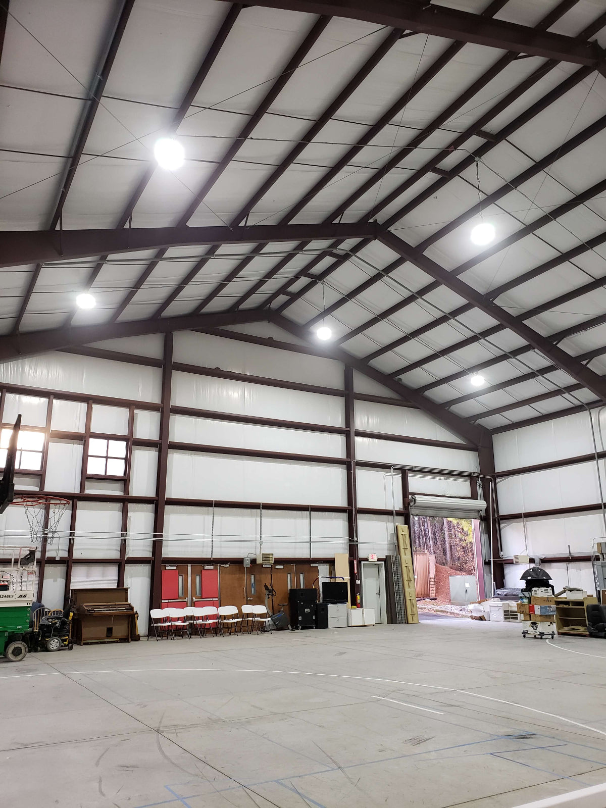 LED lighting for warehouses with installed high bay fixtures