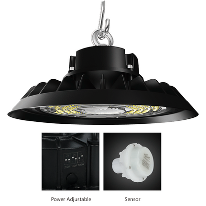100W/150W/200W Tunable UFO LED High Bay Light – 5000K Daylight